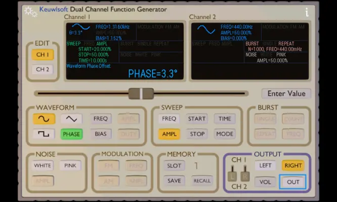 Function Generator android App screenshot 1