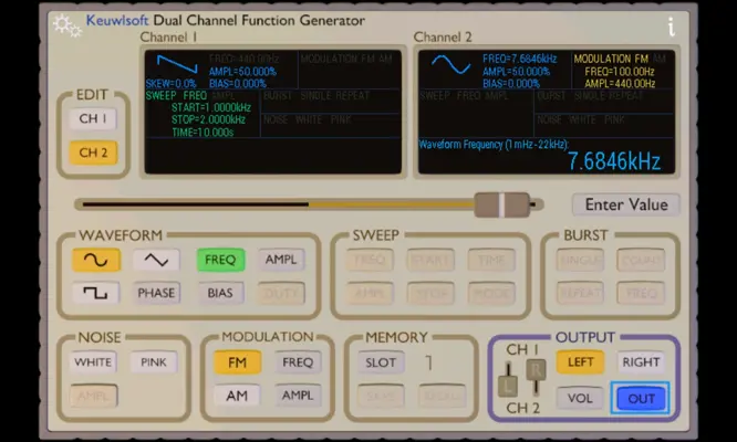 Function Generator android App screenshot 4